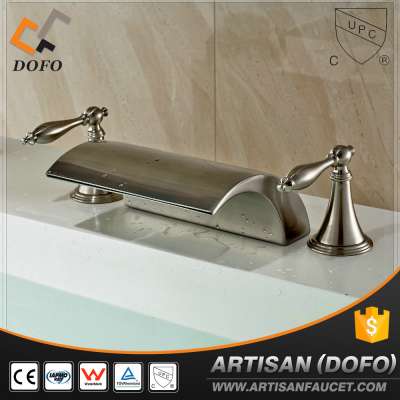 Unique 304 stainless steel waterfall spout faucet