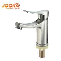 Jooka high body single basin tap nickle brushed faucet