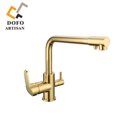 Gold faucets Kitchen Sink Drinking Water Faucet