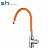 Economic Cheap Single Handle Color Silicone Rubber Flexible Hose For Kitchen Faucet Sink Mixer Tap