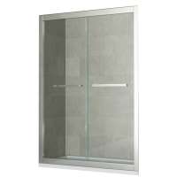 Glass  Framed Straight Shape Slide Corner Shower Screens For Wet Rooms