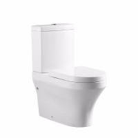 Moderate Gravity Flushing Water System Washdown Floor Mount Waterless Toilet