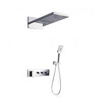 high flow temperature control concealed shower faucet