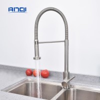 K1011F Flexible Hose Pull Down Spray Head Kitchen Faucet 360 Rotation Mixer Water Tap Single Hole Deck Mounted