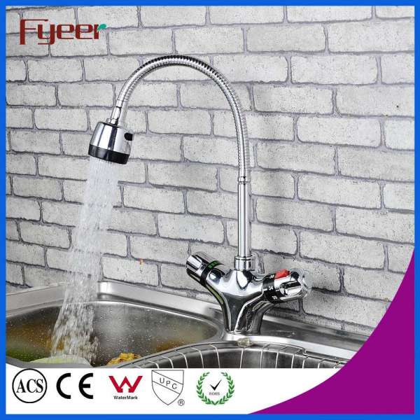 Fyeer Flexible Kitchen Tap Mixer Thermostatic Faucet