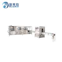 Factory Sale 3 ~ 5 Gallon Bucket Mineral Water Brushing Washing Filling Sealing Machine in China