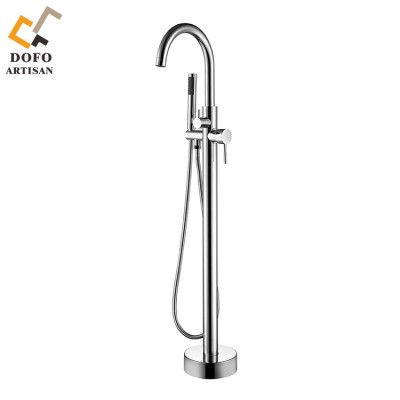 Large Flow Rate floor mounted faucet use KEROX cartridge