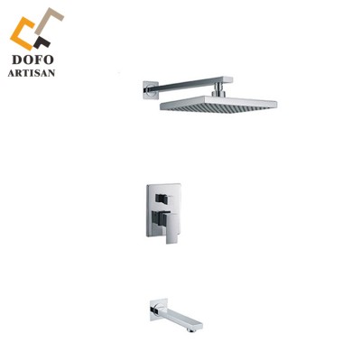 Environment Friendly Handles Shower Faucet Wall Mounted Hidden Shower Mixer