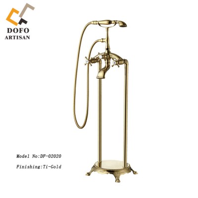 Hot Design Antique European Style Telephone Shower Set Bathtub Faucet And Hand Shower